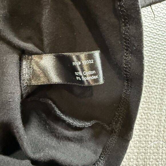 Boston Proper Womens cold Shoulder Keyhole Lace Rhinestones Black Size M - Picture 6 of 9